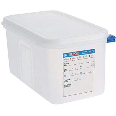 Araven Lebensmittelbehälter 6 l, 1/3 GN, H 150 x B 325 x T 176 mm. Lieferumfang: 4. Araven Lebensmittelbehälter 6 l, 1/3 GN, H 150 x B 325 x T 176 mm. Lieferumfang: 4.