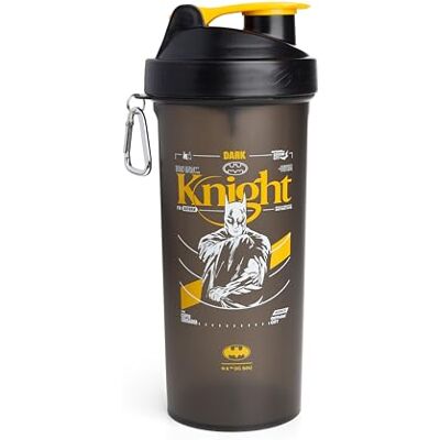 Smartshake Protein-Shaker-Flasche für Proteinmischungen, auslaufsichere Shaker-Becher für Protein-Shakes, Mixer-Flaschen-Shaker, Protein-Shaker-Flaschen-Set, BPA-freier Shaker – Batman-Logo Smartshake Protein-Shaker-Flasche für Proteinmischungen, auslaufsichere Shaker-Becher für Protein-Shakes, Mixer-Flaschen-Shaker, Protein-Shaker-Flaschen-Set, BPA-freier Shaker – Batman-Logo