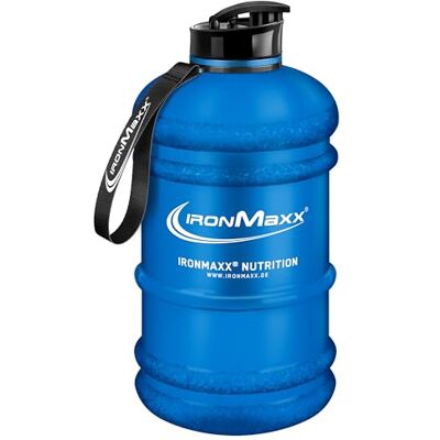 IronMaxx Water Gallon Frosted Blue 2200ml BPA & DEHP frei auslaufsichere Trinkflasche mit Messskala in verschiedenen Farben erhältlich IronMaxx Water Gallon Frosted Blue 2200ml BPA & DEHP frei auslaufsichere Trinkflasche mit Messskala in verschiedenen Farben erhältlich
