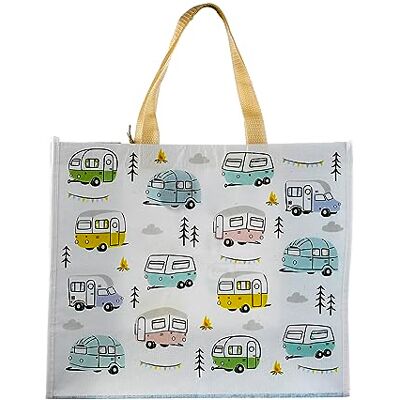 Puckator DV Fashions Caravan recycelte Kunststoff-Flaschen RPET Wiederverwendbare Einkaufstasche RPBAG05 Puckator DV Fashions Caravan recycelte Kunststoff-Flaschen RPET Wiederverwendbare Einkaufstasche RPBAG05