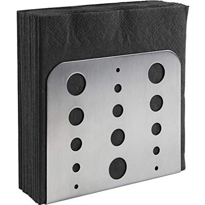 APS Serviettenhalter, Serviettenspender aus Edelstahl 18/0, Serviettenständer mit möbelschonender Unterseite für Servietten 1/4 Falz, matt poliert, 4,5 x 15 cm, Höhe 12,5 cm APS Serviettenhalter, Serviettenspender aus Edelstahl 18/0, Serviettenständer mit möbelschonender Unterseite für Servietten 1/4 Falz, matt poliert, 4,5 x 15 cm, Höhe 12,5 cm