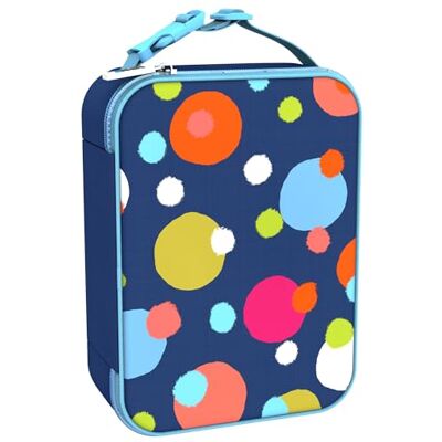 ion8 Premium Lunch-Tasche, 3-Seitiger Reißverschluss, Flaschen-Netztasche, Namensschild, Lebensmittelechte Isolierung, Abwischbar, Waschmaschinenfest, Punkte ion8 Premium Lunch-Tasche, 3-Seitiger Reißverschluss, Flaschen-Netztasche, Namensschild, Lebensmittelechte Isolierung, Abwischbar, Waschmaschinenfest, Punkte