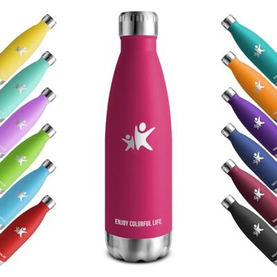 KollyKolla Thermosflasche 750ml, Thermoskanne BPA-frei, Trinkflasche Edelstahl, Kohlensaeure Geeignet, Wasserflasche Auslaufsicher, Isolierflasche für Schule, Büro, Uni, Sport, Gym, Fitness, Sprudel KollyKolla Thermosflasche 750ml, Thermoskanne BPA-frei, Trinkflasche Edelstahl, Kohlensaeure Geeignet, Wasserflasche Auslaufsicher, Isolierflasche für Schule, Büro, Uni, Sport, Gym, Fitness, Sprudel