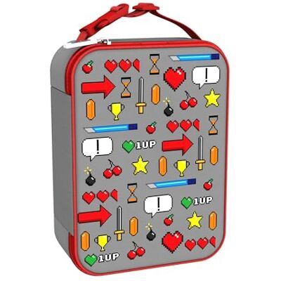 ion8 Premium Lunch-Tasche, 3-Seitiger Reißverschluss, Flaschen-Netztasche, Namensschild, Lebensmittelechte Isolierung, Abwischbar, Waschmaschinenfest, Gaming ion8 Premium Lunch-Tasche, 3-Seitiger Reißverschluss, Flaschen-Netztasche, Namensschild, Lebensmittelechte Isolierung, Abwischbar, Waschmaschinenfest, Gaming