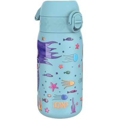 ion8 Kinder Trinkflasche Edelstahl Leicht 400ml Nicht Isoliert Auslaufsicher Einhandöffnung Sichere Verriegelung Spülmaschinenfest Klappdeckel Leicht zu Reinigen, Meerjungfrauen ion8 Kinder Trinkflasche Edelstahl Leicht 400ml Nicht Isoliert Auslaufsicher Einhandöffnung Sichere Verriegelung Spülmaschinenfest Klappdeckel Leicht zu Reinigen, Meerjungfrauen