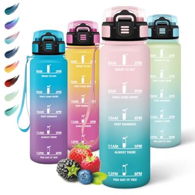 Motswedi Trinkflasche mit Strohhalm, 1000ml BPA-Frei, Trinkflasche Sport, Auslaufsicher, Wasserflasche, Kohlensäure Geeignet, Trinkflaschen, Flasche für Yoga, Schule, Outdoors, Pastellgrün Motswedi Trinkflasche mit Strohhalm, 1000ml BPA-Frei, Trinkflasche Sport, Auslaufsicher, Wasserflasche, Kohlensäure Geeignet, Trinkflaschen, Flasche für Yoga, Schule, Outdoors, Pastellgrün