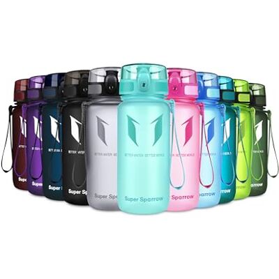 Super Trinkflasche Tritan Wasserflasche 350ml BPA-frei Ideale Sportflasche Schnelle Wasserdurchfluss, Flip Top, öffnet Sich mit 1-Click Super Trinkflasche Tritan Wasserflasche 350ml BPA-frei Ideale Sportflasche Schnelle Wasserdurchfluss, Flip Top, öffnet Sich mit 1-Click