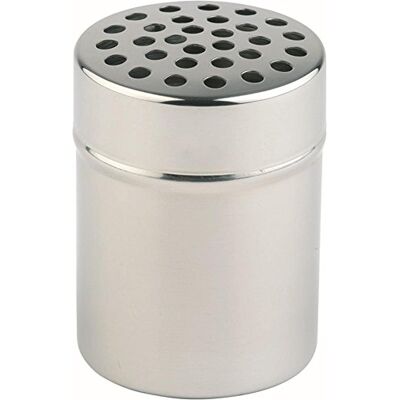 APS 775 Käse- und Gewürzstreuer, Ø 5,5 cm, Höhe 7,5 cm, Löcher Ø 5 mm, Behälter aus Edelstahl, Staubdeckel aus PP APS 775 Käse- und Gewürzstreuer, Ø 5,5 cm, Höhe 7,5 cm, Löcher Ø 5 mm, Behälter aus Edelstahl, Staubdeckel aus PP