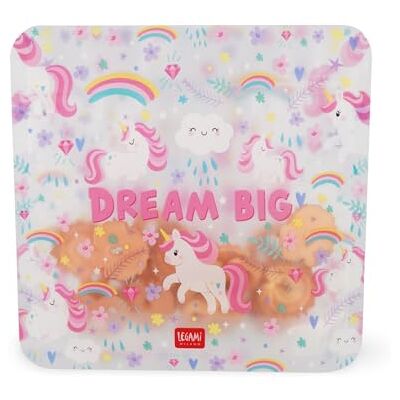 Einhorn Wiederverwendbare Snackbeutel - Set aus 3 Einhorn Wiederverwendbare Snackbeutel - Set aus 3