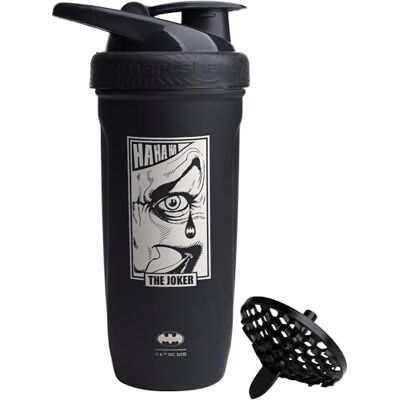 Smartshake Reforce Stainless Steel, 900 ml, DC The Joker Wanted, Edelstahl, Stahl-Shaker Smartshake Reforce Stainless Steel, 900 ml, DC The Joker Wanted, Edelstahl, Stahl-Shaker