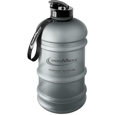 IronMaxx Water Gallon Frosted Ash Grey 2200ml BPA & DEHP frei auslaufsichere Trinkflasche mit Messskala in verschiedenen Farben erhältlich IronMaxx Water Gallon Frosted Ash Grey 2200ml BPA & DEHP frei auslaufsichere Trinkflasche mit Messskala in verschiedenen Farben erhältlich