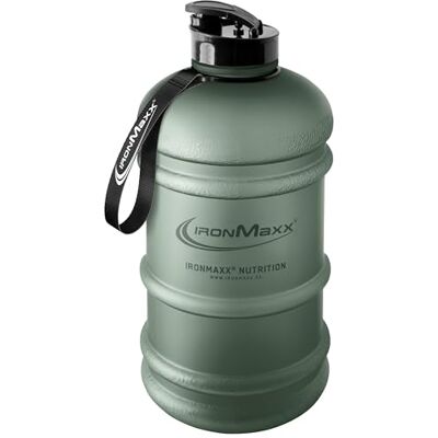 IronMaxx Water Gallon Matt Mineral Green 2200ml BPA & DEHP frei auslaufsichere Trinkflasche mit Messskala in verschiedenen Farben erhältlich IronMaxx Water Gallon Matt Mineral Green 2200ml BPA & DEHP frei auslaufsichere Trinkflasche mit Messskala in verschiedenen Farben erhältlich