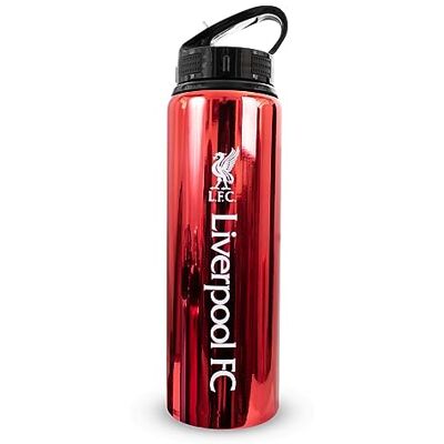 Hy-Pro Offiziell Lizenziertes Liverpool F.C. 750 ml Aluminium UV-Flasche Integrierter Faltstrohhalm, Neochrome Finish, Auslaufsicher, Leichtgewichtig, BPA-frei Hy-Pro Offiziell Lizenziertes Liverpool F.C. 750 ml Aluminium UV-Flasche Integrierter Faltstrohhalm, Neochrome Finish, Auslaufsicher, Leichtgewichtig, BPA-frei