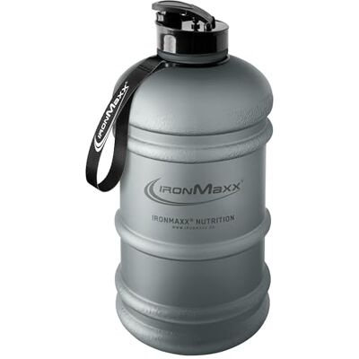 IronMaxx Water Gallon Matt Ash Grey 2200ml BPA & DEHP frei auslaufsichere Trinkflasche mit Messskala in verschiedenen Farben erhältlich IronMaxx Water Gallon Matt Ash Grey 2200ml BPA & DEHP frei auslaufsichere Trinkflasche mit Messskala in verschiedenen Farben erhältlich