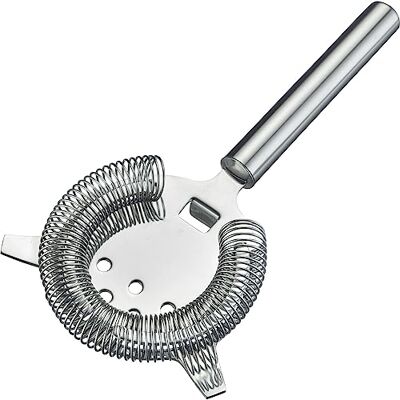 Westmark Barsieb Judy – praktisches Bar-Zubehör zum Mixen von Cocktails, siebt Fruchtstücke und Kräuter aus Drinks heraus, Cocktail-Strainer für Shaker – Edelstahl 18/8, Silber Westmark Barsieb Judy – praktisches Bar-Zubehör zum Mixen von Cocktails, siebt Fruchtstücke und Kräuter aus Drinks heraus, Cocktail-Strainer für Shaker – Edelstahl 18/8, Silber