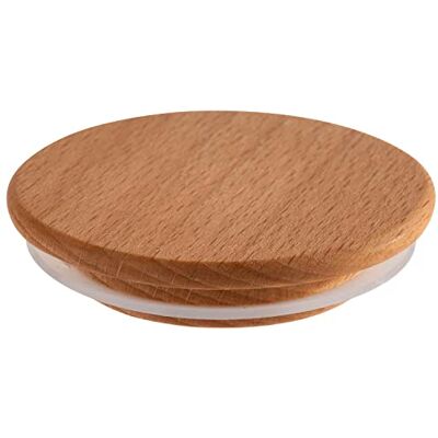 APS 82363 12 er set Einmach-Gläser Deckel aus Holz mit Silikondichtung, Ø 7 cm, für 82245 & 82246 passend APS 82363 12 er set Einmach-Gläser Deckel aus Holz mit Silikondichtung, Ø 7 cm, für 82245 & 82246 passend