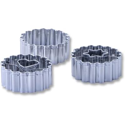Zenker Ausstecher-Set Linzer Herz und Stern aus Edelstahl – Perfekt für Weihnachtskekse, 3-teilig, inkl. Geschenkverpackung, spülmaschinengeeignet und rostfrei – The Christmas Candy Shop Zenker Ausstecher-Set Linzer Herz und Stern aus Edelstahl – Perfekt für Weihnachtskekse, 3-teilig, inkl. Geschenkverpackung, spülmaschinengeeignet und rostfrei – The Christmas Candy Shop