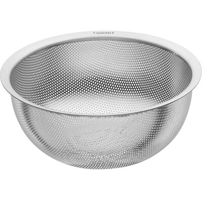 HENCKELS TRIO Küchensieb 20 cm, rostfreier Loch-Edelstahl, Silber HENCKELS TRIO Küchensieb 20 cm, rostfreier Loch-Edelstahl, Silber