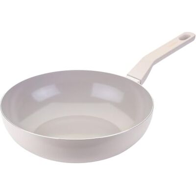 FACKELMANN Blossom Harmony Antihaft-Wokpfanne Ø 28 cm, Aus Aluminium mit keramischer Beschichtung, Für alle Herdarten, Hitzebeständigkeit: +150 °C, Reinigung per Hand FACKELMANN Blossom Harmony Antihaft-Wokpfanne Ø 28 cm, Aus Aluminium mit keramischer Beschichtung, Für alle Herdarten, Hitzebeständigkeit: +150 °C, Reinigung per Hand