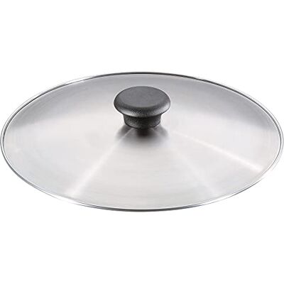 KÜCHENPROFI 0808152830 Pfannkuchen-Wendedeckel 30 cm, Edelstahl, Silber Wendehelfer für Crêpes, Rösti, Tortilla, hitzeisolierender Kunststoffgriff, sicheres Umdrehen, rostfreier Edelstahl KÜCHENPROFI 0808152830 Pfannkuchen-Wendedeckel 30 cm, Edelstahl, Silber Wendehelfer für Crêpes, Rösti, Tortilla, hitzeisolierender Kunststoffgriff, sicheres Umdrehen, rostfreier Edelstahl