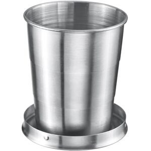 Westmark Trinkbecher Revivo – praktische Camping-Tasse Outdoor, ideal für heiße und kalte Getränke, faltbarer Becher mit Haken zum Befestigen – 150 ml, Edelstahl, rostfrei Westmark Trinkbecher Revivo – praktische Camping-Tasse Outdoor, ideal für heiße und kalte Getränke, faltbarer Becher mit Haken zum Befestigen – 150 ml, Edelstahl, rostfrei
