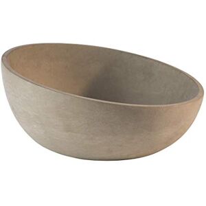APS Schale „Element“ – Hochwertige Schale aus Beton mit möbelschonender Unterseite – Stapelbar und mit der Abmessung Ø: 29,5 x H: 8,5 cm / 14,5 cm für 2,5 Liter, rund und abgeschrägt APS Schale „Element“ – Hochwertige Schale aus Beton mit möbelschonender Unterseite – Stapelbar und mit der Abmessung Ø: 29,5 x H: 8,5 cm / 14,5 cm für 2,5 Liter, rund und abgeschrägt