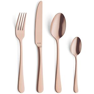 Amefa AUSTIN Besteck Set 8 Personen (kupfer) 32-teilig PVD-veredelt mattiertes Besteckset 8 Personen aus rostfreiem Edelstahl 18/0 in Kupferfarbe Amefa AUSTIN Besteck Set 8 Personen (kupfer) 32-teilig PVD-veredelt mattiertes Besteckset 8 Personen aus rostfreiem Edelstahl 18/0 in Kupferfarbe