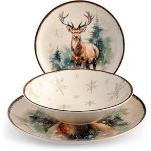 H&H 18-teiliges Weihnachtsgeschirr-Set, Alaska H&H 18-teiliges Weihnachtsgeschirr-Set, Alaska