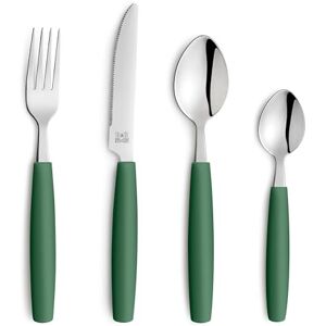 Beckmann & Rommerskirchen VALOA Besteck Set 4 Personen 16-teilig Dunkelgrün Spülmaschinenfest Hochglanzpoliert Essbesteck: 4x Messer, Gabel, Esslöffel, Kaffeelöffel Beckmann & Rommerskirchen VALOA Besteck Set 4 Personen 16-teilig Dunkelgrün Spülmaschinenfest Hochglanzpoliert Essbesteck: 4x Messer, Gabel, Esslöffel, Kaffeelöffel