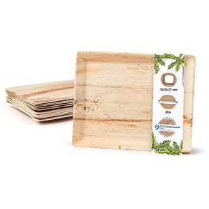 GREENBOX Palmware Gastro Serviertablett Palmblattteller I umweltfreundlich stabil dekorativ I Servierplatte Kuchenplatte Einwegteller Partygeschirr Dekotablett I 25 x Gastrotablett 32,5 x 27cm GREENBOX Palmware Gastro Serviertablett Palmblattteller I umweltfreundlich stabil dekorativ I Servierplatte Kuchenplatte Einwegteller Partygeschirr Dekotablett I 25 x Gastrotablett 32,5 x 27cm