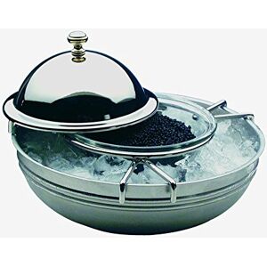 APS Kaviarkühler, 4-teilig, Caviarkühler, Kaviar, Caviar Schale, Buffet Kühler Ø 18 cm, Höhe: 12 cm, 18/8 Edelstahl poliert, Glasschale Ø 10 cm APS Kaviarkühler, 4-teilig, Caviarkühler, Kaviar, Caviar Schale, Buffet Kühler Ø 18 cm, Höhe: 12 cm, 18/8 Edelstahl poliert, Glasschale Ø 10 cm