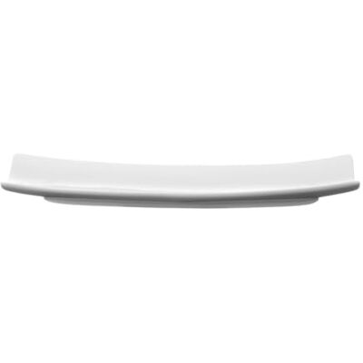 HENDI Platte Bark, Hohe Schlag- und Verschleißfestigkeit, Servierschüsseln, Dessertschale, Snackschale, Schüssel, 218x105x(H)23mm, Weiß Porzellan HENDI Platte Bark, Hohe Schlag- und Verschleißfestigkeit, Servierschüsseln, Dessertschale, Snackschale, Schüssel, 218x105x(H)23mm, Weiß Porzellan