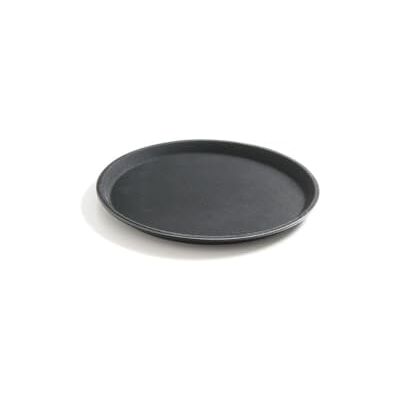 HENDI Serviertablett, rund, Rutschfester Gummibeschichtung, Schock- und bruchfest, hohem Rand, Gastro Tablett, Tablett, ø460x(H) 22mm, Glasfaser, schwarz HENDI Serviertablett, rund, Rutschfester Gummibeschichtung, Schock- und bruchfest, hohem Rand, Gastro Tablett, Tablett, ø460x(H) 22mm, Glasfaser, schwarz