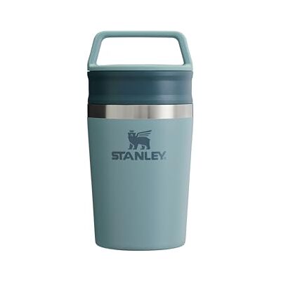 Stanley 1913 Cafe Kaffeebecher To Go 0.23L Hält 3 Stunden Heiß 4 Stunden Kalt Edelstahl Thermobecher Spülmaschinenfest Einfacher Tragegriff Coffee To Go Becher Shale Stanley 1913 Cafe Kaffeebecher To Go 0.23L Hält 3 Stunden Heiß 4 Stunden Kalt Edelstahl Thermobecher Spülmaschinenfest Einfacher Tragegriff Coffee To Go Becher Shale