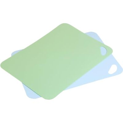 Kesper Flexible Schneidunterlage (Anti-Rutsch) 2er Set, Material: Kunststoff (PP), Maße: 38 x 28 x 0,2 cm, Farbe: Grün, Hellblau 30552 Kesper Flexible Schneidunterlage (Anti-Rutsch) 2er Set, Material: Kunststoff (PP), Maße: 38 x 28 x 0,2 cm, Farbe: Grün, Hellblau 30552