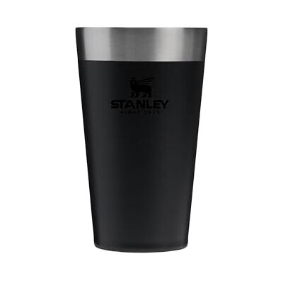 Stanley Adventure Stacking Bierkrug 473 ml Edelstahl Hält 4 Stunden Kalt BPA-Frei Stapelbare Doppelwandiger, Vakuumisolierter Spülmaschinenfest Black 2.0 Stanley Adventure Stacking Bierkrug 473 ml Edelstahl Hält 4 Stunden Kalt BPA-Frei Stapelbare Doppelwandiger, Vakuumisolierter Spülmaschinenfest Black 2.0