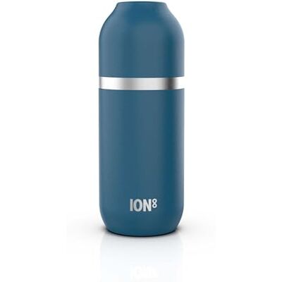 ion8 Vakuumisolierte ThermoShield-Flasche für Heiße oder Kalte Getränke, Großer Isolierter Becher, 2-Tassen-Kapazität, Magnetverschluss und Weiches Bodenpolster, Tiefes Teal ion8 Vakuumisolierte ThermoShield-Flasche für Heiße oder Kalte Getränke, Großer Isolierter Becher, 2-Tassen-Kapazität, Magnetverschluss und Weiches Bodenpolster, Tiefes Teal