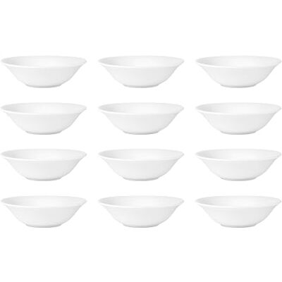 Olympia Athena Frühstücksschalen 153mm / 6 inch (Packung mit 12 Stück), weißes verglastes Porzellan, Haferflockengeschirr, stoß- und splittersicher, mikrowellen- und spülmaschinenfest, für Restaurant, Café und Haushalt, CC213 Olympia Athena Frühstücksschalen 153mm / 6 inch (Packung mit 12 Stück), weißes verglastes Porzellan, Haferflockengeschirr, stoß- und splittersicher, mikrowellen- und spülmaschinenfest, für Restaurant, Café und Haushalt, CC213
