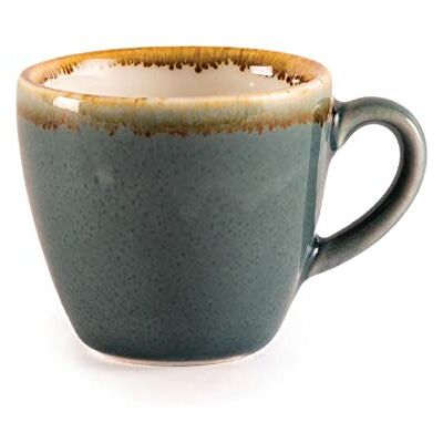 Olympia Kiln Espresso-Kaffeetassen 85 ml/3 oz (6er-Pack), Ozeanfarben-Stil, Steinzeug-Geschirrtassen – passend für Untertassen: GP239, GP345, GP361, GP477 – mikrowellen- und spülmaschinenfest, GP344 Olympia Kiln Espresso-Kaffeetassen 85 ml/3 oz (6er-Pack), Ozeanfarben-Stil, Steinzeug-Geschirrtassen – passend für Untertassen: GP239, GP345, GP361, GP477 – mikrowellen- und spülmaschinenfest, GP344
