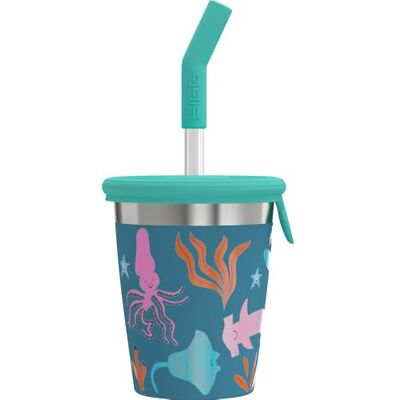 Sigg Edelstahl Kinderbecher mit Deckel und Strohhalm Trinkbecher für Kinder Leicht, Robust & Wiederverwendbar Edelstahlbecher für Jungen und Mädchen Zuhause & Unterwegs 0.35 L Sigg Edelstahl Kinderbecher mit Deckel und Strohhalm Trinkbecher für Kinder Leicht, Robust & Wiederverwendbar Edelstahlbecher für Jungen und Mädchen Zuhause & Unterwegs 0.35 L