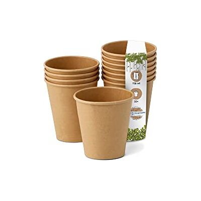 GREENBOX Umweltfreundliche Kaffeebecher Pappbecher braun ungebleicht I Espressobecher Probierbecher Trinkbecher I 50 Stück Coffee To go Einwegbecher biologisch abbaubar 100 ml 4 oz GREENBOX Umweltfreundliche Kaffeebecher Pappbecher braun ungebleicht I Espressobecher Probierbecher Trinkbecher I 50 Stück Coffee To go Einwegbecher biologisch abbaubar 100 ml 4 oz