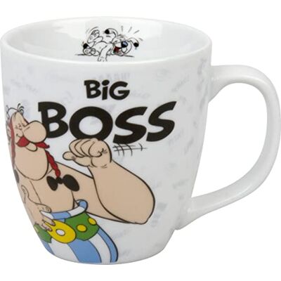 Konitz Becher Asterix Characters Big Boss 440 ml Becher aus Porzellan – spülmaschinengeeignet & mikrowellengeeignet; für Kaffee, Tee & Kakao Konitz Becher Asterix Characters Big Boss 440 ml Becher aus Porzellan – spülmaschinengeeignet & mikrowellengeeignet; für Kaffee, Tee & Kakao