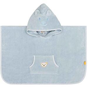 Steiff Baby Bade Poncho - Baumwolle - Hellblau - Bade Poncho Steiff Baby Bade Poncho - Baumwolle - Hellblau - Bade Poncho