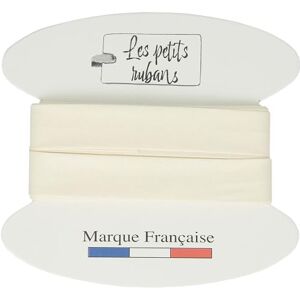 Les Petits Rubans Schrägband aus 100% Baumwolle – 20 mm breit, 5 Meter lang – Einfassung zum Nähen, Polstern, Kleidung, Decken – Ecru Les Petits Rubans Schrägband aus 100% Baumwolle – 20 mm breit, 5 Meter lang – Einfassung zum Nähen, Polstern, Kleidung, Decken – Ecru