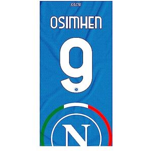 SSC NAPOLI Strandtuch Osimhen Unisex Erwachsene, Hellblau SSC NAPOLI Strandtuch Osimhen Unisex Erwachsene, Hellblau