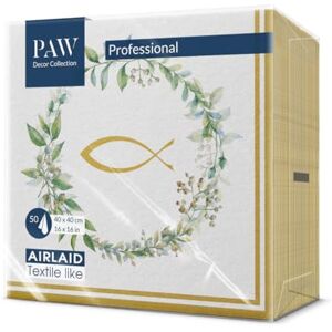 PAW Decor Collection PAW Servietten aus Airlaid Stoffähnlich (40 x 40 cm) I 50 Stück I Perfekt für Kommunion, Konfirmation, Taufe I Hochwertige Tischdeko Stoffservietten Fisch Eukalyptus I First Communion Gold Fish PAW Decor Collection PAW Servietten aus Airlaid Stoffähnlich (40 x 40 cm) I 50 Stück I Perfekt für Kommunion, Konfirmation, Taufe I Hochwertige Tischdeko Stoffservietten Fisch Eukalyptus I First Communion Gold Fish