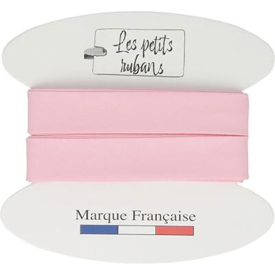 Les Petits Rubans Schrägband aus 100% Baumwolle – 20 mm breit, 5 Meter lang – Einfassung zum Nähen, Polstern, Kleidung, Decken – Rosa Les Petits Rubans Schrägband aus 100% Baumwolle – 20 mm breit, 5 Meter lang – Einfassung zum Nähen, Polstern, Kleidung, Decken – Rosa