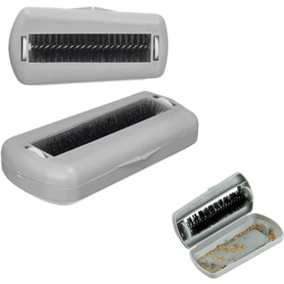 PARENCE .- Bürste sammelt Krümel/Nützlich zu Hause für Sofa, Tischdecken, Sessel/Nützlich für das Auto auf Sitzen, Teppich, Truhe -18,5x5,5cm, Bürstentyp Krümelaufnahme, zufällige Farbe PARENCE .- Bürste sammelt Krümel/Nützlich zu Hause für Sofa, Tischdecken, Sessel/Nützlich für das Auto auf Sitzen, Teppich, Truhe -18,5x5,5cm, Bürstentyp Krümelaufnahme, zufällige Farbe