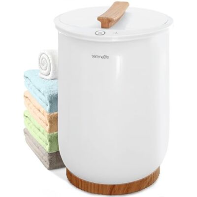 SereneLife Handtuchwärmer Elektrisch 20L Weiß – Towel Warmer für Badetücher, Bademäntel und Decken mit Aromafunktion, Auto-Off und schnellem Aufheizen SereneLife Handtuchwärmer Elektrisch 20L Weiß – Towel Warmer für Badetücher, Bademäntel und Decken mit Aromafunktion, Auto-Off und schnellem Aufheizen