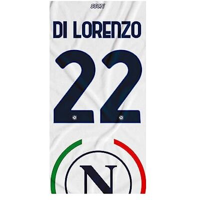 SSC NAPOLI Strandtuch von Lorenzo, Unisex, für Erwachsene, Weiß SSC NAPOLI Strandtuch von Lorenzo, Unisex, für Erwachsene, Weiß